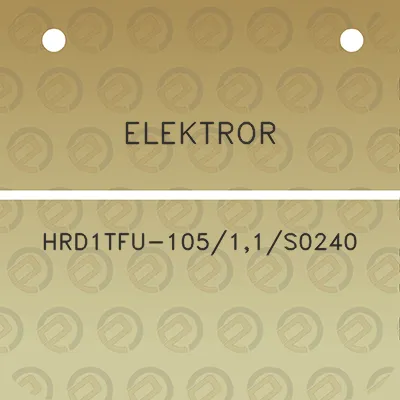 elektror-hrd1tfu-10511s0240