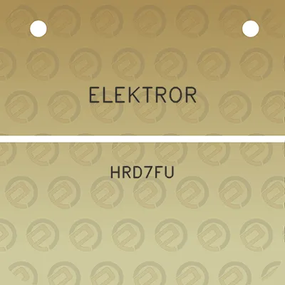 elektror-hrd7fu