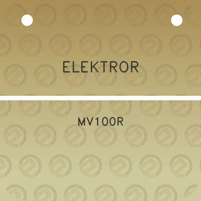 elektror-mv100r