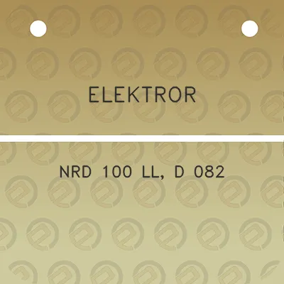 elektror-nrd-100-ll-d-082