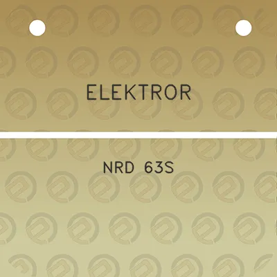 elektror-nrd-63s