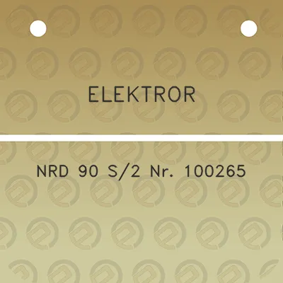 elektror-nrd-90-s2-nr-100265