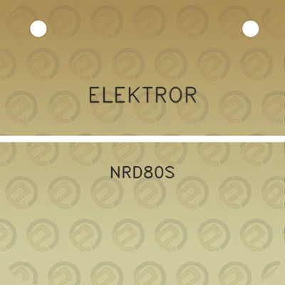 elektror-nrd80s