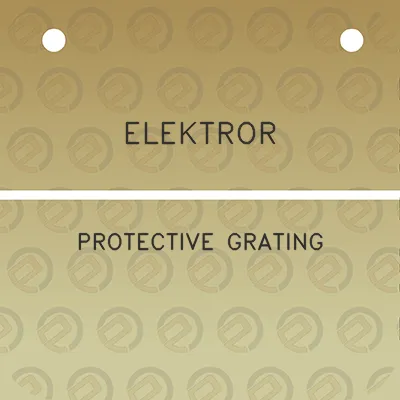 elektror-protective-grating