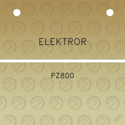 elektror-pz800