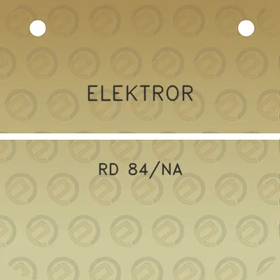 elektror-rd-84na