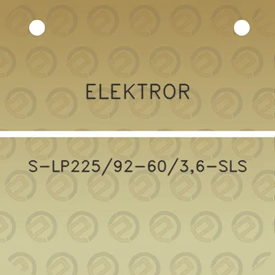 elektror-s-lp22592-6036-sls