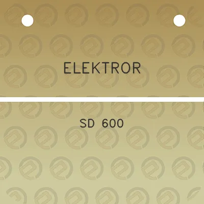 elektror-sd-600