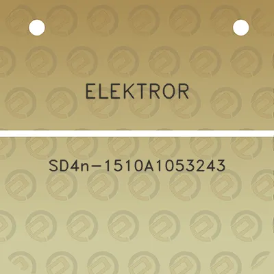 elektror-sd4n-1510a1053243