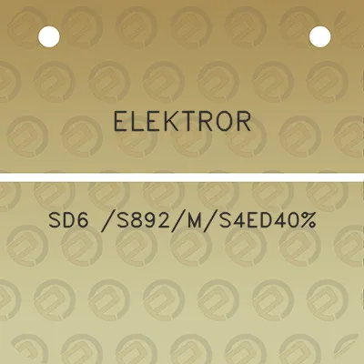 elektror-sd6-s892ms4ed40