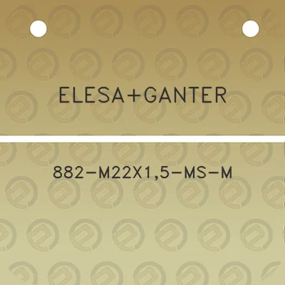 elesaganter-882-m22x15-ms-m