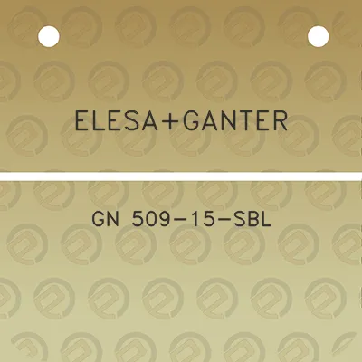 elesaganter-gn-509-15-sbl