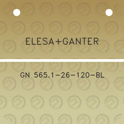 elesaganter-gn-5651-26-120-bl