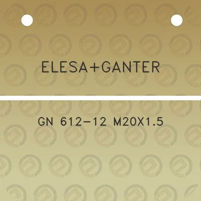 elesaganter-gn-612-12-m20x15