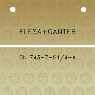 elesaganter-gn-743-7-g14-a