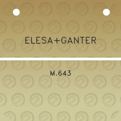 elesaganter-m643