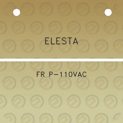 elesta-fr-p-110vac