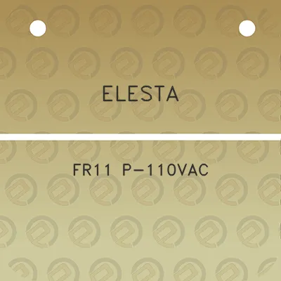 elesta-fr11-p-110vac