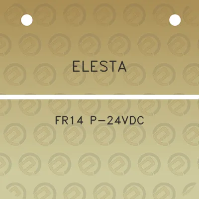 elesta-fr14-p-24vdc