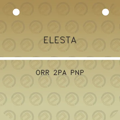 elesta-orr-2pa-pnp