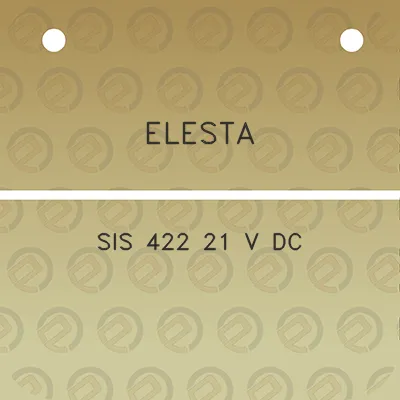 elesta-sis-422-21-v-dc