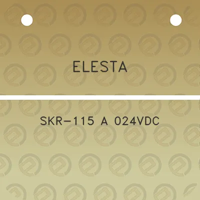 elesta-skr-115-a-024vdc