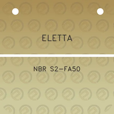 eletta-nbr-s2-fa50