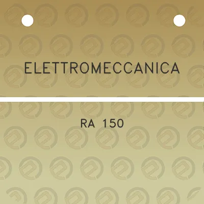 elettromeccanica-ra-150