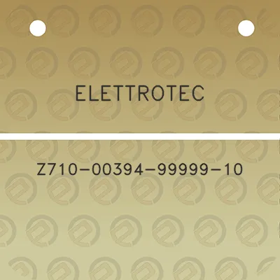 elettrotec-z710-00394-99999-10