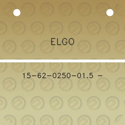 elgo-15-62-0250-015