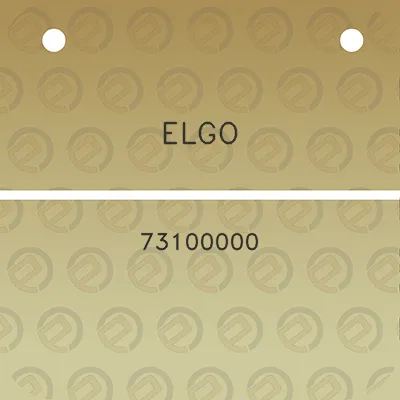 elgo-73100000