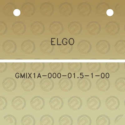 elgo-gmix1a-000-015-1-00