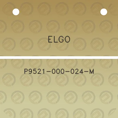 elgo-p9521-000-024-m