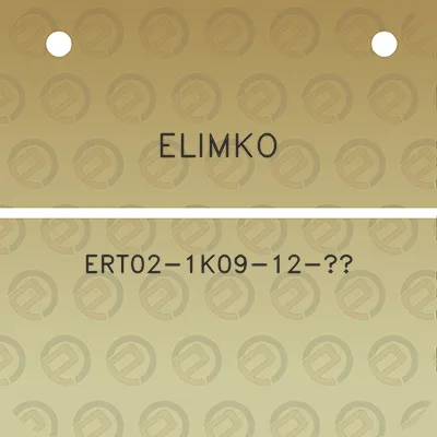 elimko-ert02-1k09-12-u