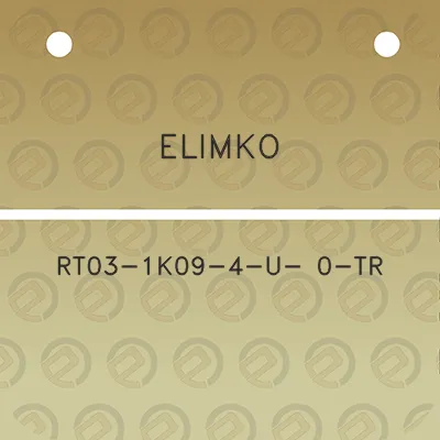 elimko-rt03-1k09-4-u-0-tr