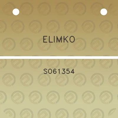 elimko-so61354