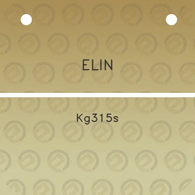 elin-kg315s