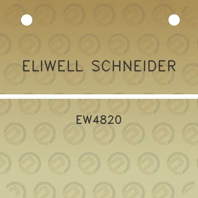 eliwell-schneider-ew4820