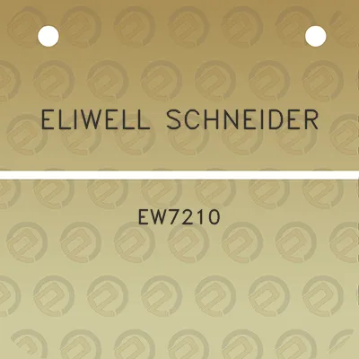 eliwell-schneider-ew7210