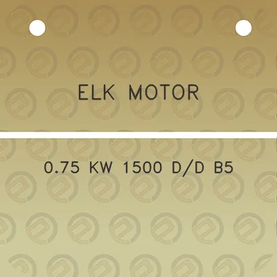 elk-motor-075-kw-1500-dd-b5