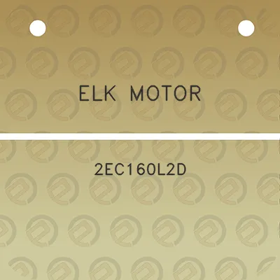 elk-motor-2ec160l2d