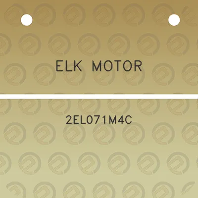 elk-motor-2el071m4c