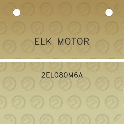 elk-motor-2el080m6a