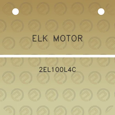 elk-motor-2el100l4c