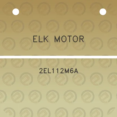 elk-motor-2el112m6a