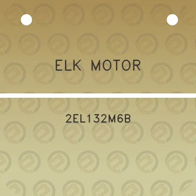 elk-motor-2el132m6b