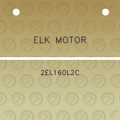 elk-motor-2el160l2c