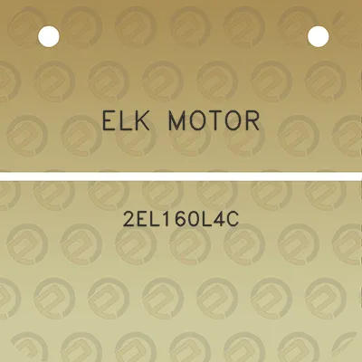 elk-motor-2el160l4c