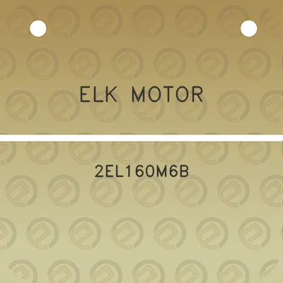 elk-motor-2el160m6b