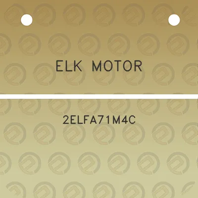 elk-motor-2elfa71m4c